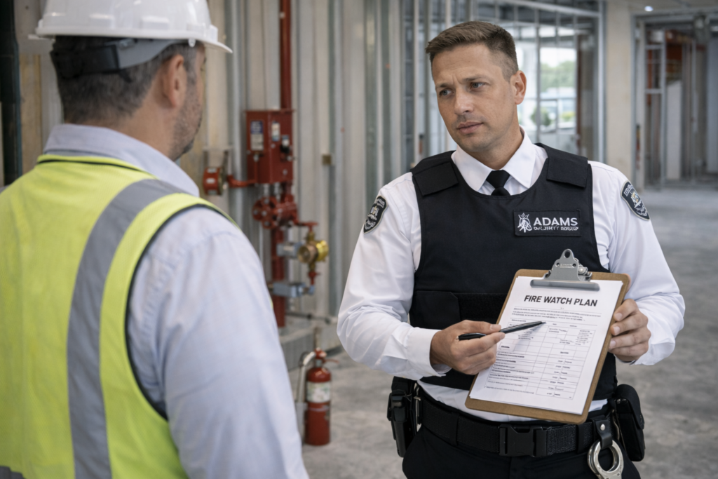 Flexible Fire Watch Security Services for Your Site